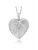Locket Pendant Necklace Charm 1.5″ Engraved Flowers Heart Shape